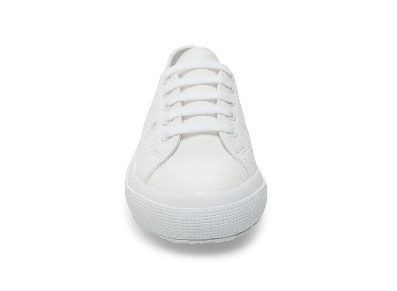 Superga Sneakers Womens - 2750 Syntcrocodile Woven - White - EFVRS9572